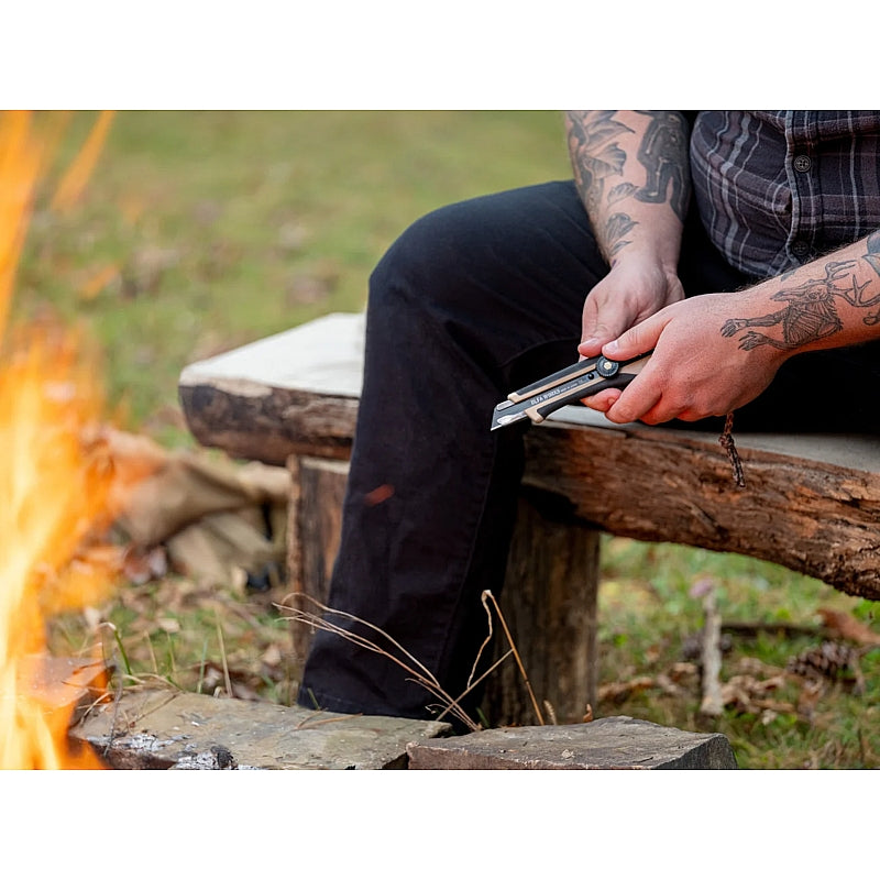 Olfa Works Bushcraft Retractable Blade Saw, Sand Colour | CTR OW-BCS-1-SB-DSB