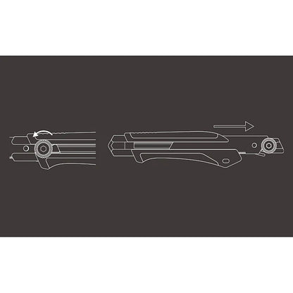 Olfa Works Bushcraft Retractable Blade Saw, Sand Colour | CTR OW-BCS-1-SB-DSB