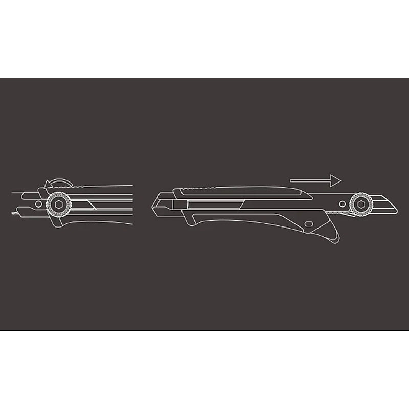 Olfa Works Outdoor Retractable Blade Utility Knife, Sand Colour | CTR OW-OUK-1-SB-DSB