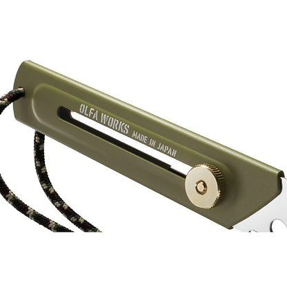 Olfa Works Retractable Blade Camp Utility Knife, Sand Colour | CTR OW-UCK-1-SB-DSB