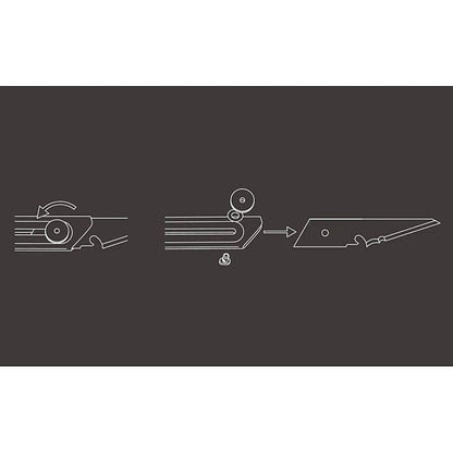 Olfa Works Retractable Blade Camp Utility Knife, Sand Colour | CTR OW-UCK-1-SB-DSB