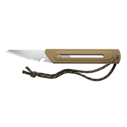 Olfa Works Retractable Blade Camp Utility Knife, Sand Colour | CTR OW-UCK-1-SB-DSB