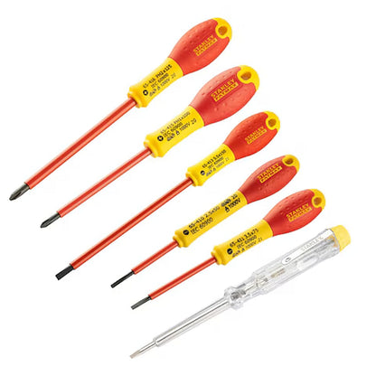 Stanley FATMAX 6 Piece Insulated Screwdriver VDE Set | 0-65-441