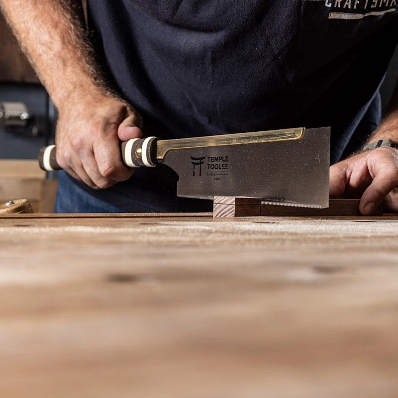 Temple Tool Dozuki Pull Saw, Fine Crosscut, 240mm | D-240-C