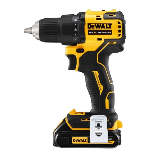 DeWalt 18V Ultra Compact Brushless Drill Driver 1.5Ah Li-Ion Kit | DCD708S2T