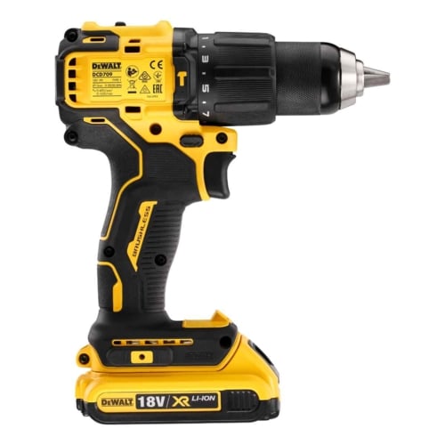 DeWalt 18V Ultra Compact Brushless Hammer Drill 3.0h Li-Ion Kit | DCD709L2T