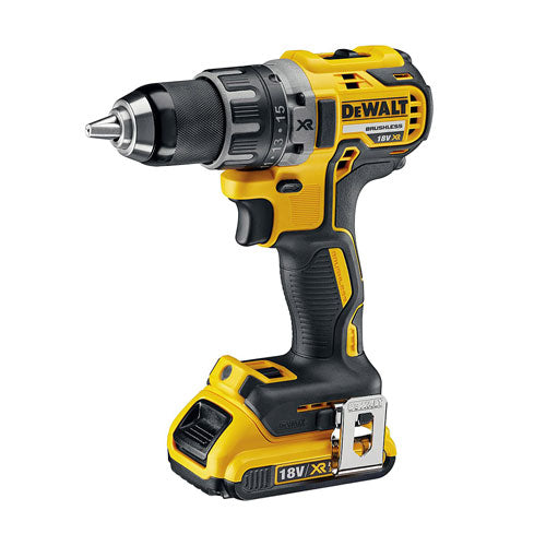 Dewalt DCD791D2 Drill Driver 18V Li-Ion XR BL Compact (2 x 2.0Ah Batteries)