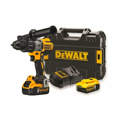 DEWALT - Cordless 18V Brushless Hammer Drill (2 x 5Ah Li-ion Batteries) | DCD996P2