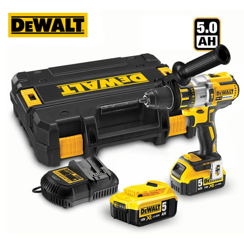 Dewalt DCD996P6 18V Li-Ion XR 3 Speed BL Hammer Drill (2 x 5Ah Batteries)