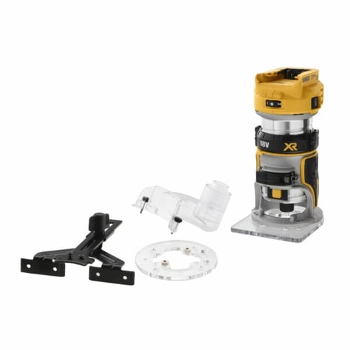 DEWALT - Cordless 18V XR Brushless 6.35mm (1/4″) Router (Bare Tool) | DCW600N