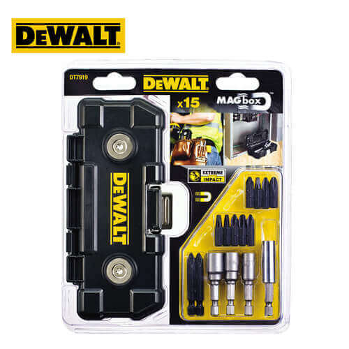 DEWALT DT7919 15 Piece Extreme Impact Screwdriving Set in Magbox