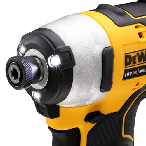 DEWALT 18V XR Brushless Ultra Compact Impact Driver (2 x 3.0Ah Li-ion Batteries)_DCF809L2T-1