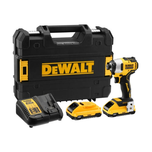 DEWALT - 18V XR BL Ultra Compact Impact Driver (2 x 3.0Ah Li-ion Batteries) | DCF809L2T