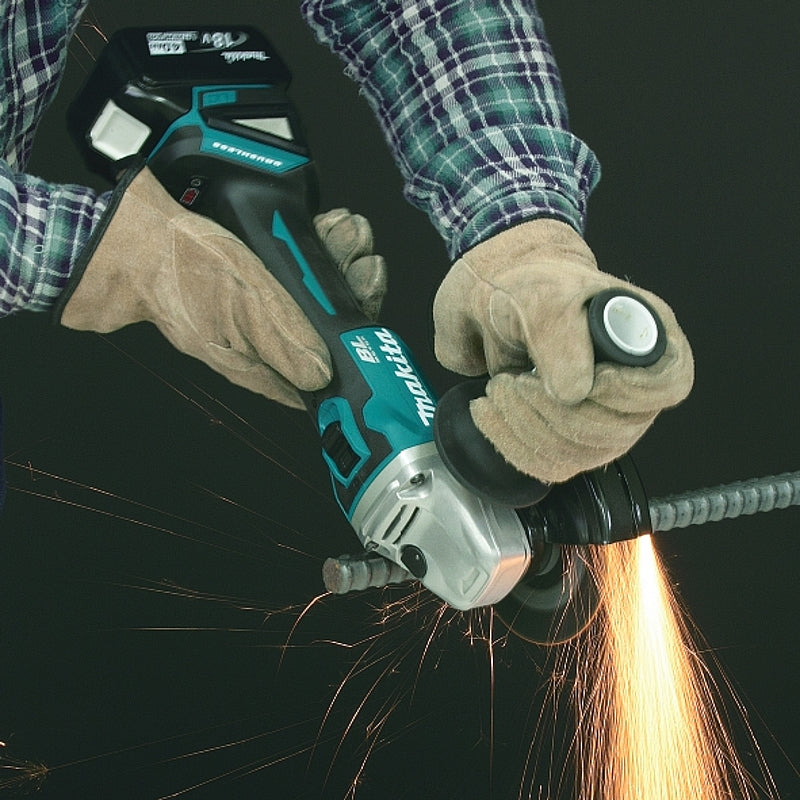 Makita 18V Cordless Brushless Angle Grinder 115mm (Bare Tool) | DGA456ZJ