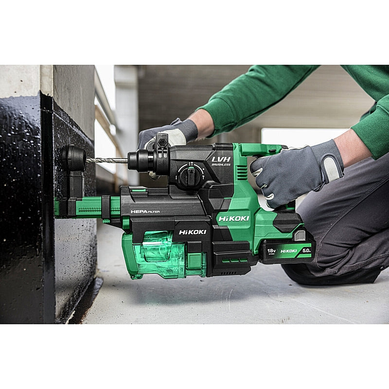 HiKOKI 18V Cordless BL SDS-Plus Rotary Hammer Drill 3.2J (Bare Tool) | DH1826DAW2Z