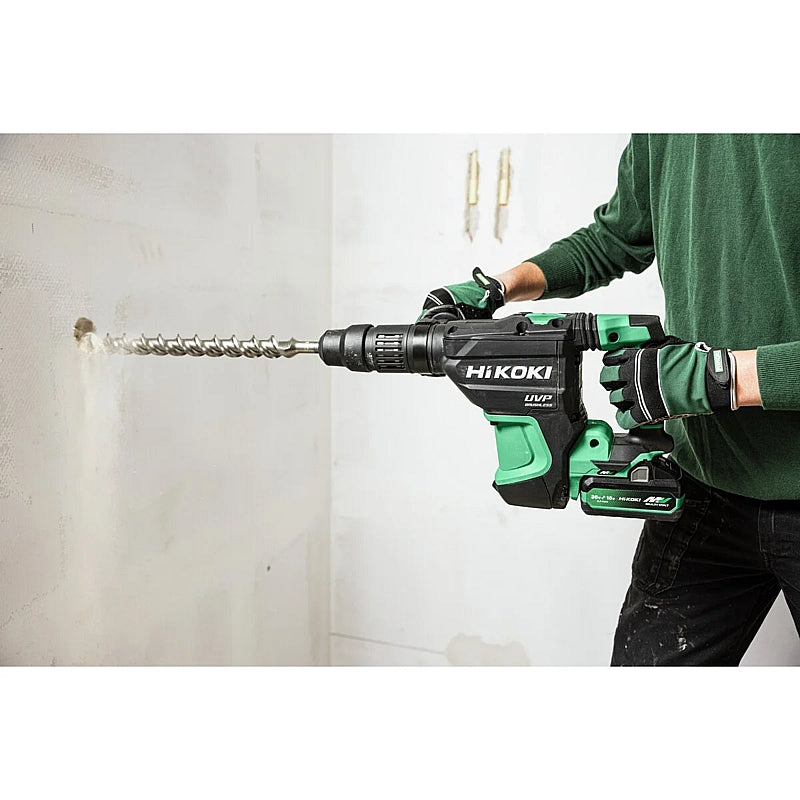 HiKOKI MULTI VOLT (36V) Cordless BL SDS-Max Rotary Hammer Drill 9.2J (Bare Tool) | DH3640DAW2Z