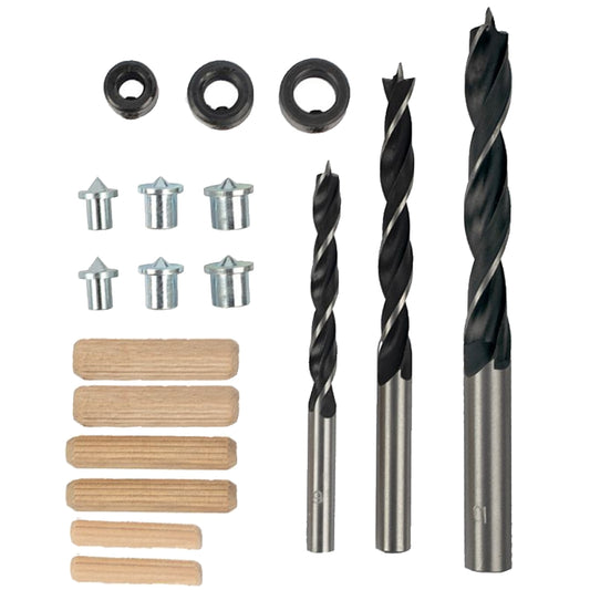 Tork Craft 43 Piece Dowel Accessory Kit 6/8/10mm | DOW20043