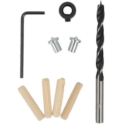 Tork Craft 34 Piece Dowel Accessory Kit 6mm (Birch Wood) | DOW20634