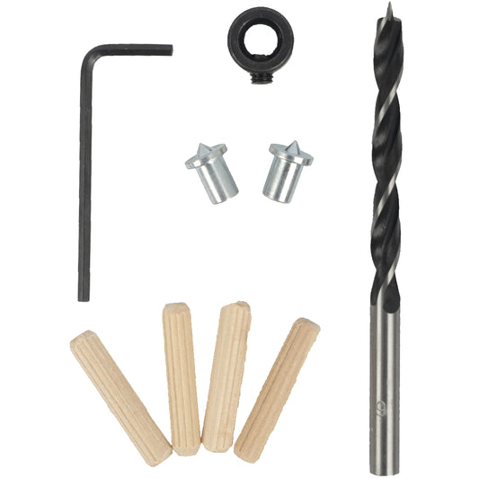 Tork Craft 34 Piece Dowel Accessory Kit 6mm (Birch Wood) | DOW20634