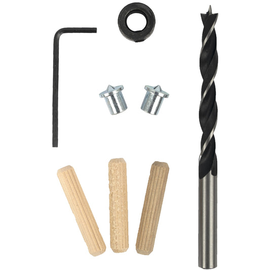 Tork Craft 27 Piece Dowel Accessory Kit 8mm (Birch Wood) | DOW20827