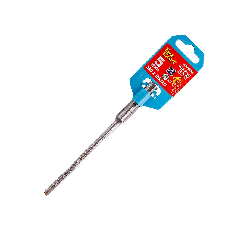 Tork Craft SDS-Plus Cross Head Rebar Drill Bit, 5mm x 95mm x 160mm | DR76005