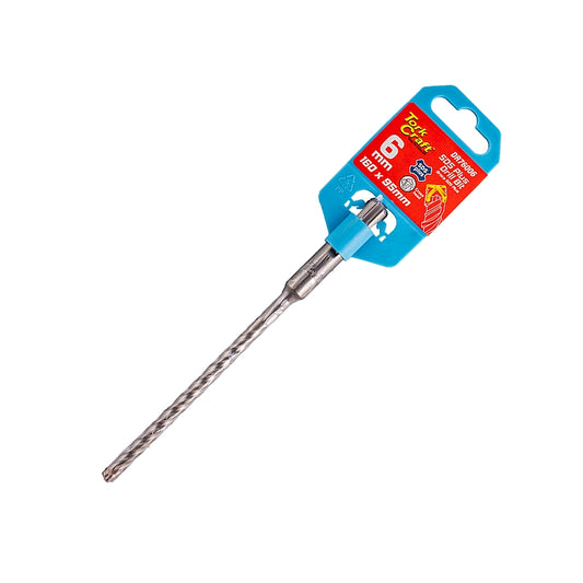 Tork Craft SDS-Plus Cross Head Rebar Drill Bit, 6mm x 95mm x 160mm | DR76006
