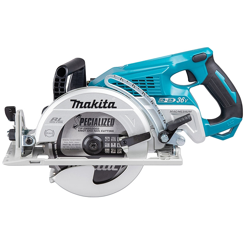 Makita 36V Cordless BL Circular Saw, 185mm (Bare Tool) | DRS780Z