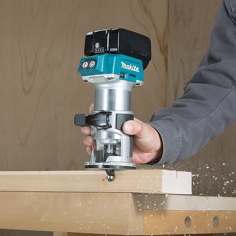 Makita 18V Cordless BL Router/Laminate Trimmer (Bare Tool) | DRT50ZJ