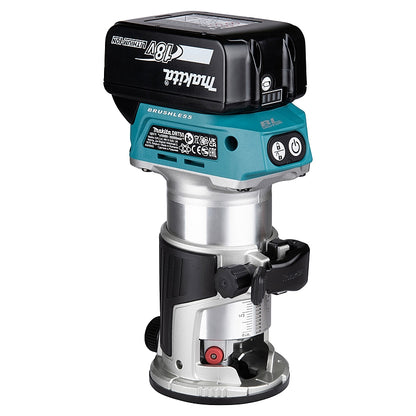 Makita 18V Cordless BL Router/Laminate Trimmer (Bare Tool) | DRT50ZJ