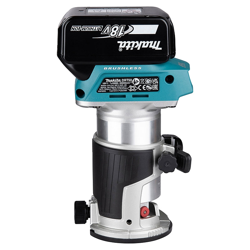Makita 18V Cordless BL Router/Laminate Trimmer (Bare Tool) | DRT50ZJ