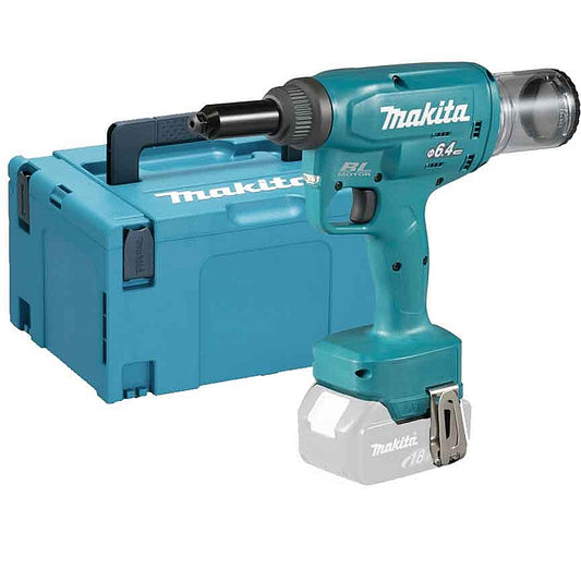 Makita 18V Cordless BL Rivet Gun, 2.4 – 6.4mm (Bare Tool) | DRV250ZJ