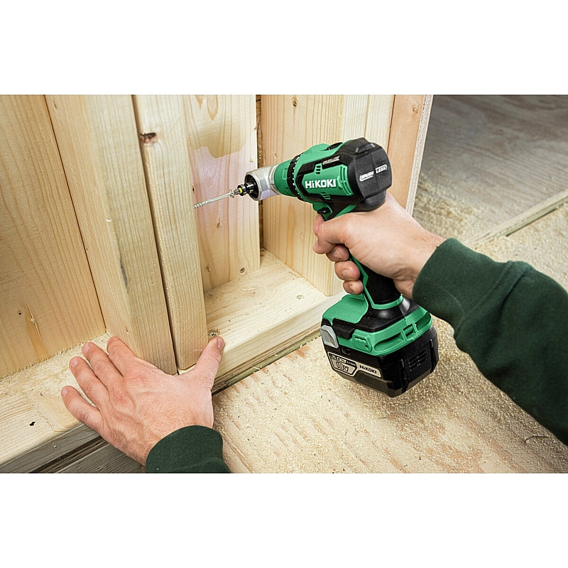 HiKOKI 18V Cordless BL QCC Impact Drill Driver 50Nm, 2.0Ah Set | DS18DDQWRZ