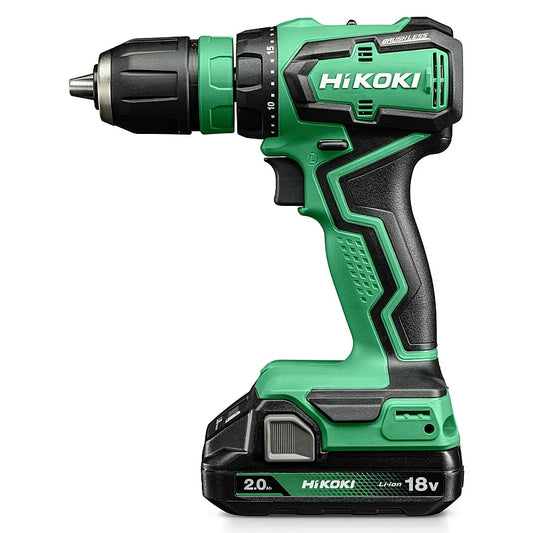 HiKOKI 18V Cordless BL QCC Impact Drill Driver 50Nm, 2.0Ah Set | DS18DDQWRZ
