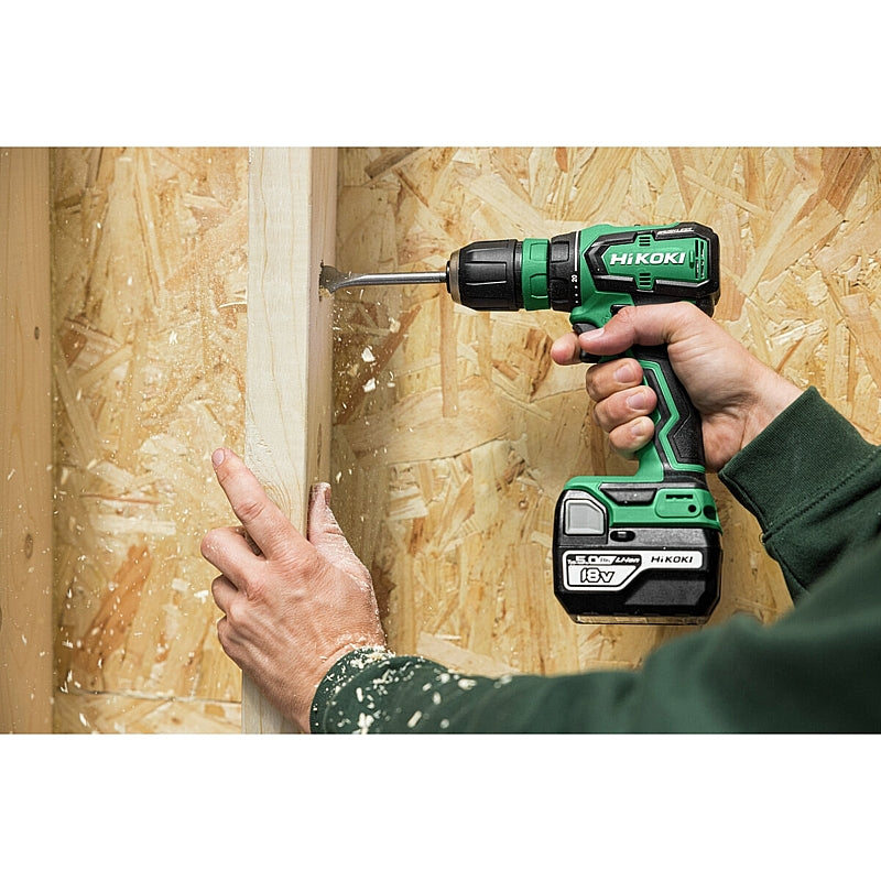 HiKOKI 18V Cordless BL QCC Impact Drill Driver 50Nm, 2.0Ah Set | DS18DDQWRZ