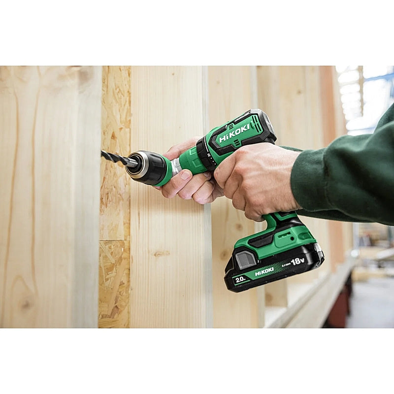 HiKOKI 18V Cordless BL QCC Impact Drill Driver 50Nm, 2.0Ah Set | DS18DDQWRZ