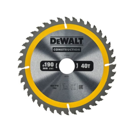 DEWALT - Circular Saw Blade 190mm 40T | DT1945