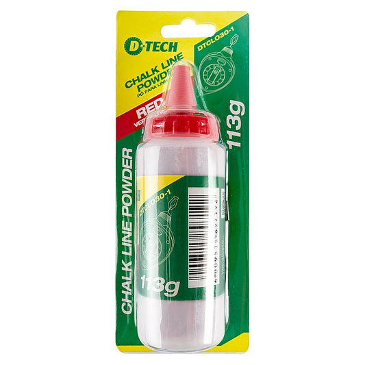 D-Tech Red Chalk Line Powder Refil, 113g | DTCL030-1