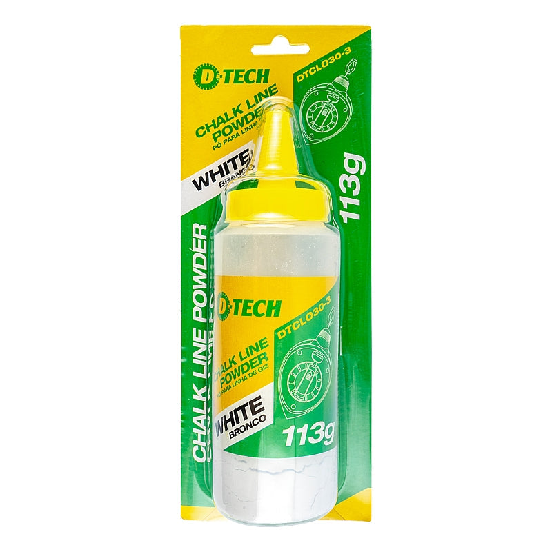 D-Tech White Chalk Line Powder Refil, 113g | DTCL030-3