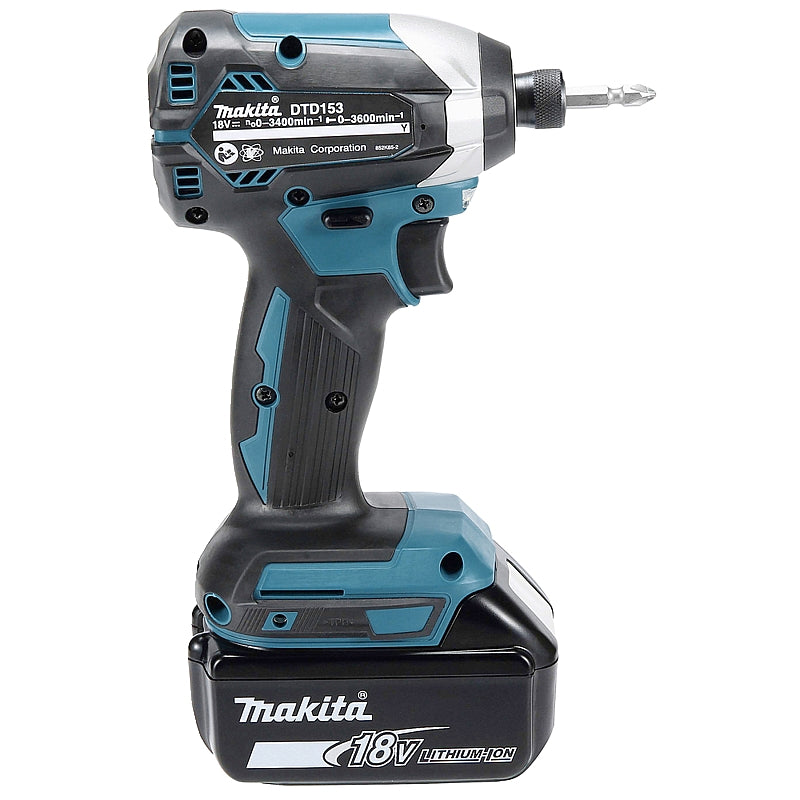 Makita 18V Cordless BL 1/4" Hex Impact Driver 170Nm (Bare Tool) | DTD153ZJ