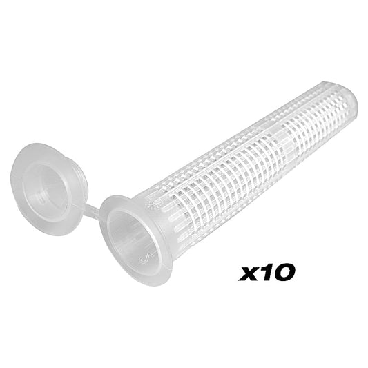 D-Tech 10Pc Nylon Perforated Sleeves, 12 x 80mm | DTNPS1280-10PC