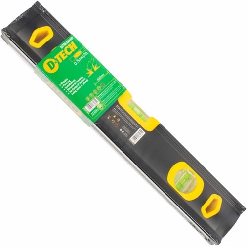 D-Tech 3 Vial Beam Spirit Level 400mm - 0.5mm Accuracy | DTSL0040