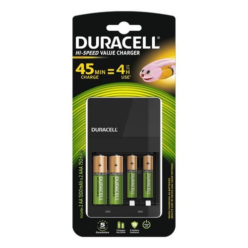 Duracell Batt Chr45Min Aa+Aaa2S 3X3 Box