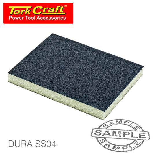 Sanding sponge block two sided 125x100x10 2pc(DURA SS04)