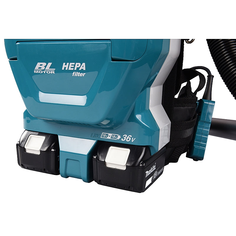 Makita 36V Cordless BL Backpack Vacuum Cleaner 2.0L (Bare Tool) | DVC261Z
