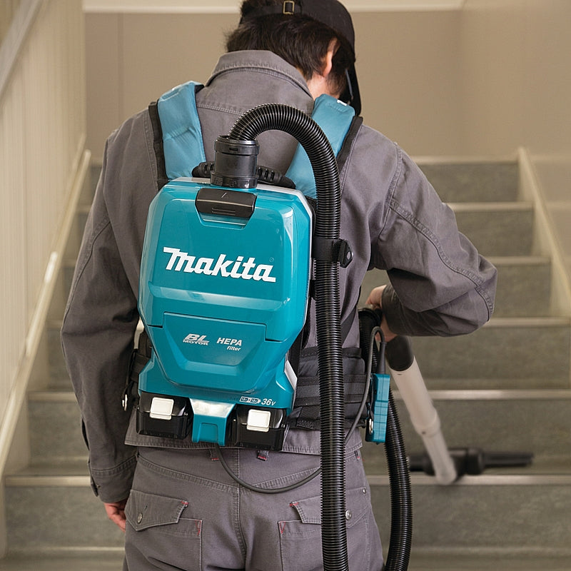 Makita 36V Cordless BL Backpack Vacuum Cleaner 2.0L (Bare Tool) | DVC261Z