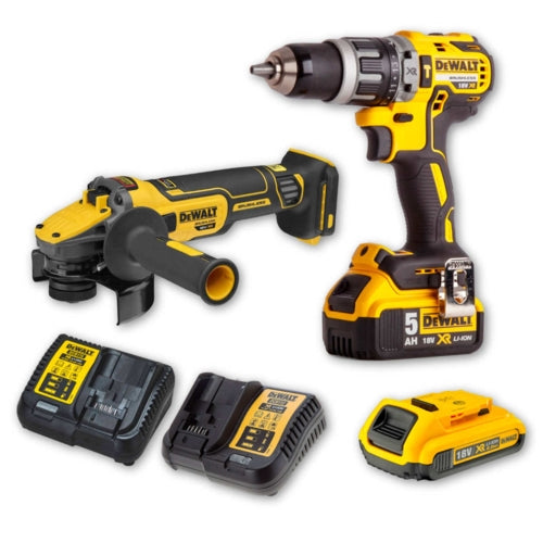 DeWalt 18V Brushless Impact Drill & Grinder Combo | DCD796