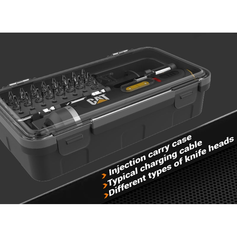 CAT 4V Screwdriver 5Nm with 30-Piece Accessories, USB-C Charging  | DX1110S