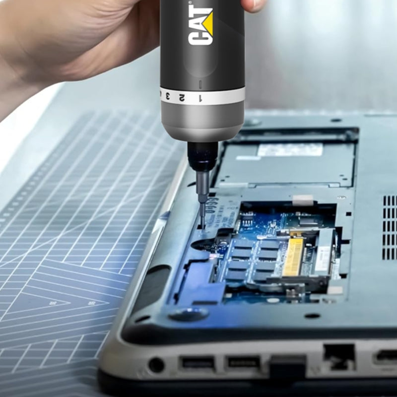 CAT 4V Screwdriver 5Nm with 30-Piece Accessories, USB-C Charging  | DX1110S