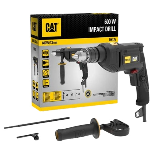 CAT 13mm Impact Drill, 600W | DX175 - Tools4Builders
