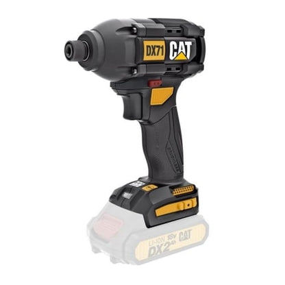 CAT 18V Cordless Brushless 1/4" Impact Driver, 215Nm (Bare Tool) | DX71B